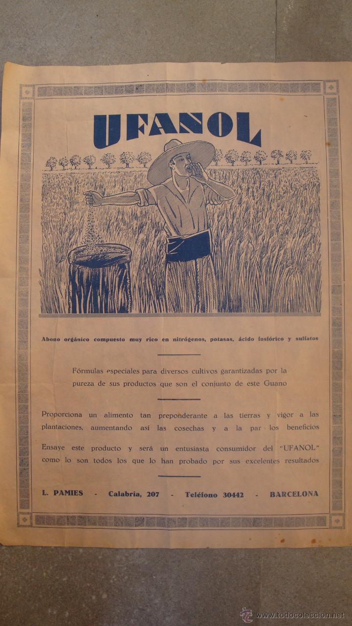 Carteles publicitarios: UFANOL ABONO - Foto 1