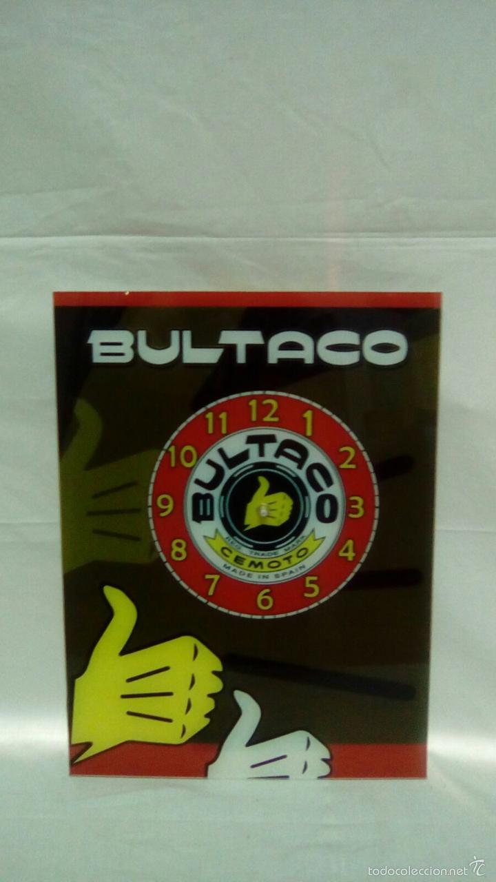 Carteles publicitarios: RELOJ PUBLICITARIO BULTACO - Foto 1