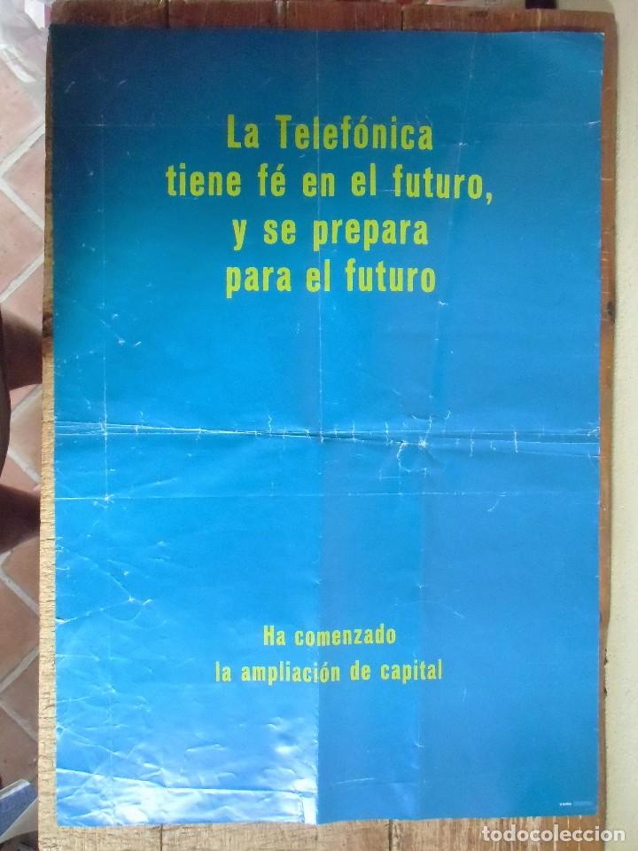 Carteles publicitarios: TELEFONICA.Cartel de 1976. - Foto 1