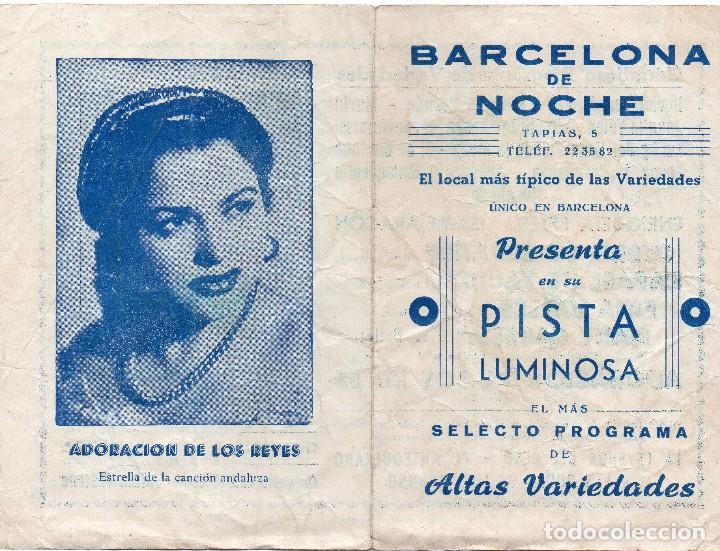 Carteles publicitarios: cartelito, programa de variedades, a&ntilde;os 50 - Foto 1