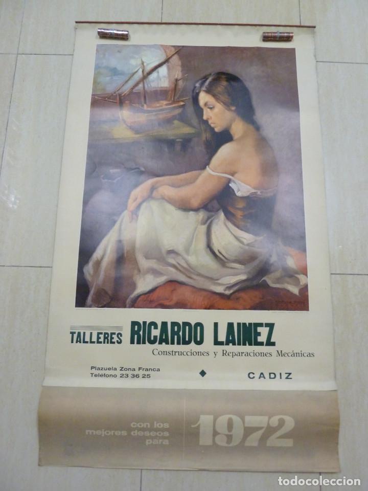 Carteles publicitarios: ALMANAQUE 1970 - PINTOR FRANCISCO RIBERA - Foto 1