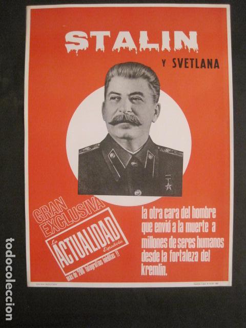 cartel de propaganda de stalin