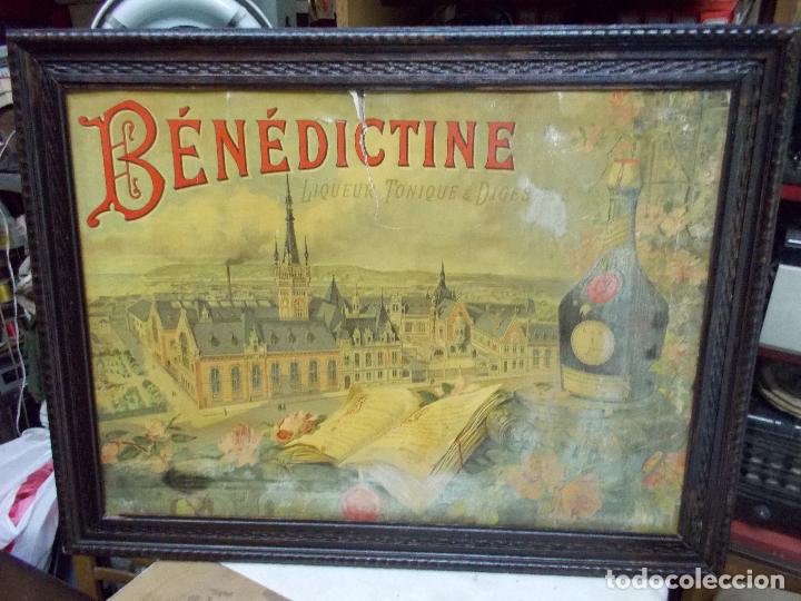 Carteles publicitarios: cartel licor benedictine - Foto 1
