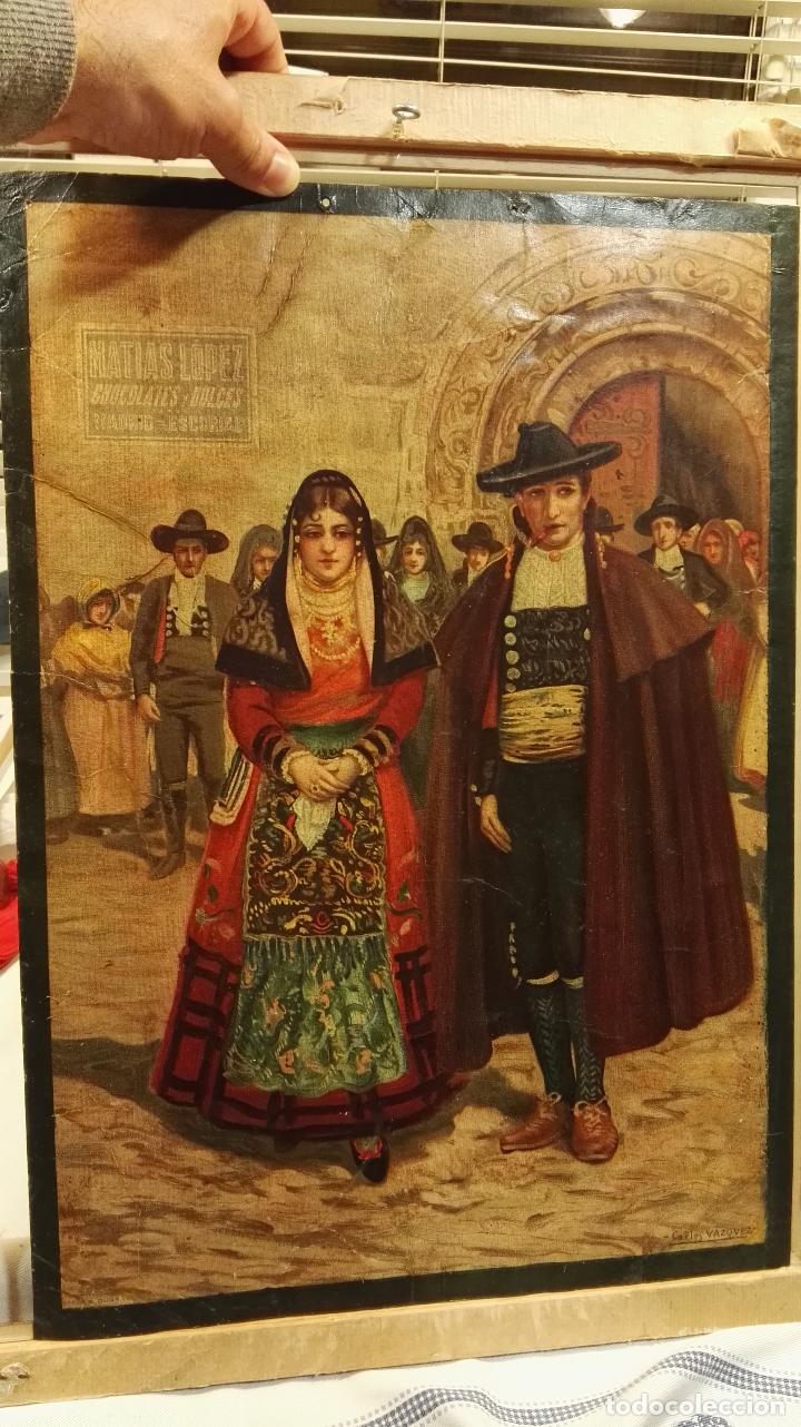 Carteles publicitarios: Cartel chocolates Mat&iacute;as L&oacute;pez - Foto 1