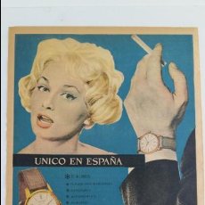 Carteles Publicitarios: HOJA PUBLICITARIA. RELOJES FESTINA UNICO EN ESPAÑA. 1959. GRAN FORMATO IDEAL PARA ENMARCAR