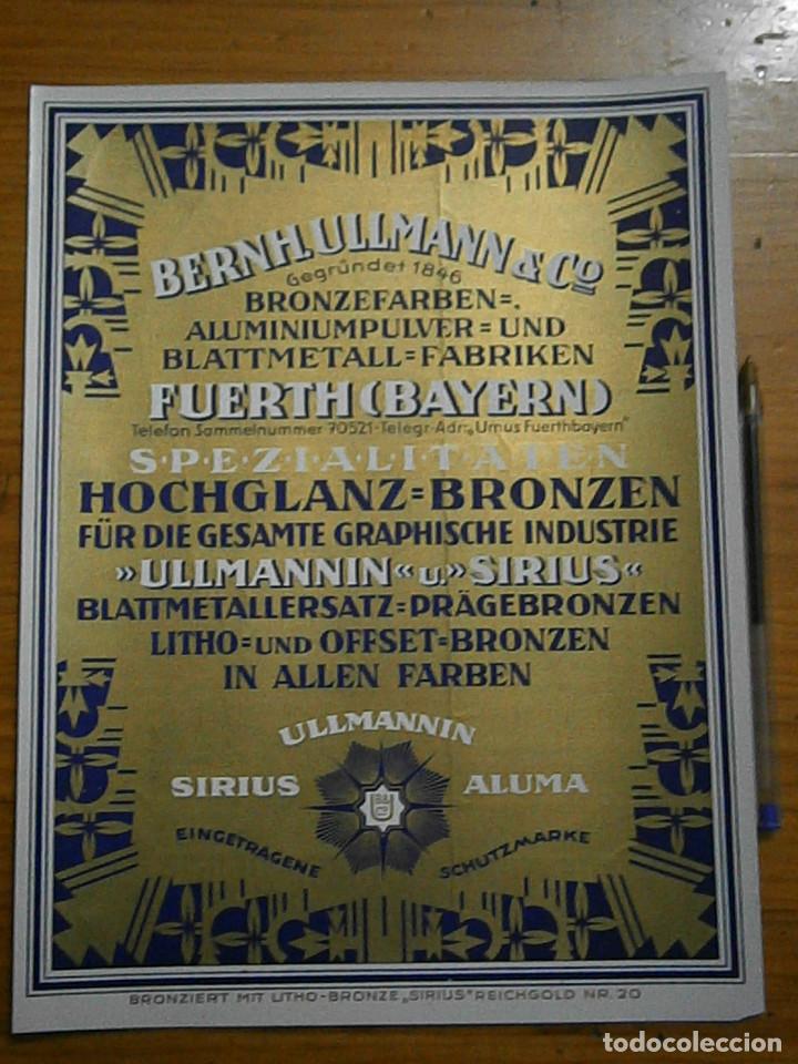 Carteles publicitarios: ULLMANNIN SIRIUS ALUMA - Foto 1