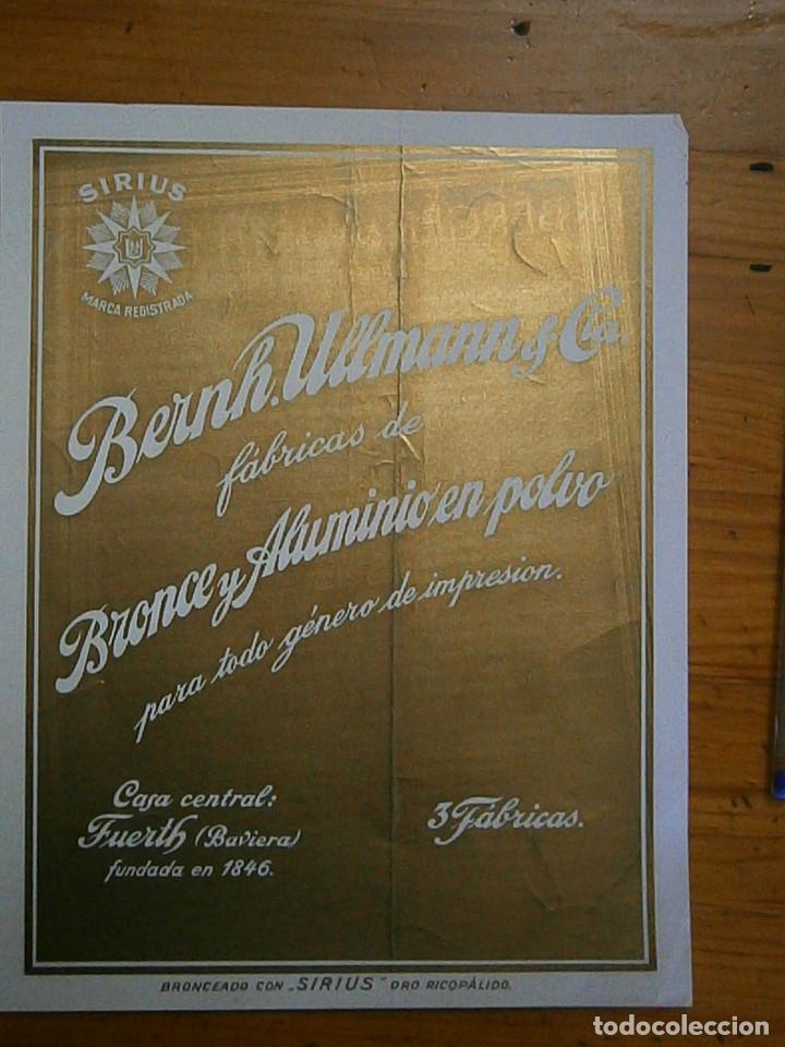 Carteles publicitarios: BERNH.,,,,,,,SIRIUS MARCA REGISTRADA,,,,, - Foto 1