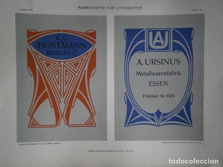 Carteles publicitarios: k.c.hostmann berlin c. - Foto 1
