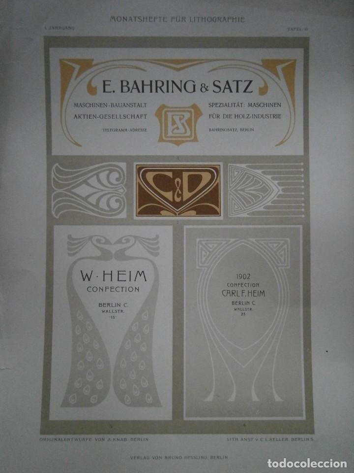 Carteles publicitarios: e.bahring satz - Foto 1