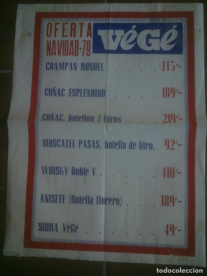 Carteles publicitarios: CARTEL VEGE VAVIDAD 79. - Foto 1