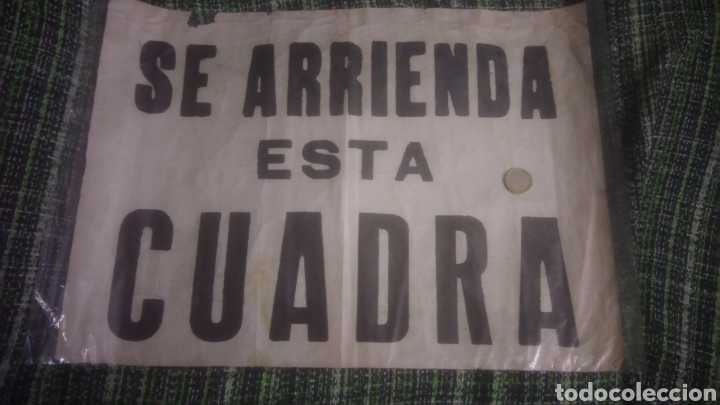Carteles publicitarios: CARTEL 1890. ALQUILER R&Uacute;STICO - Foto 1
