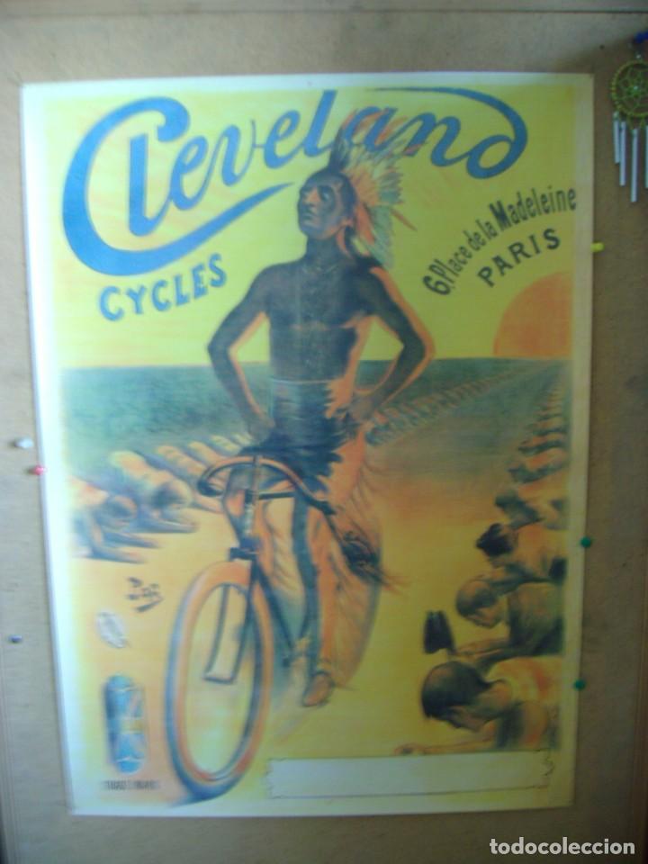 Cartel bicicletas cycles cleveland 69 x 50 cms Vendido en Subasta 153195450