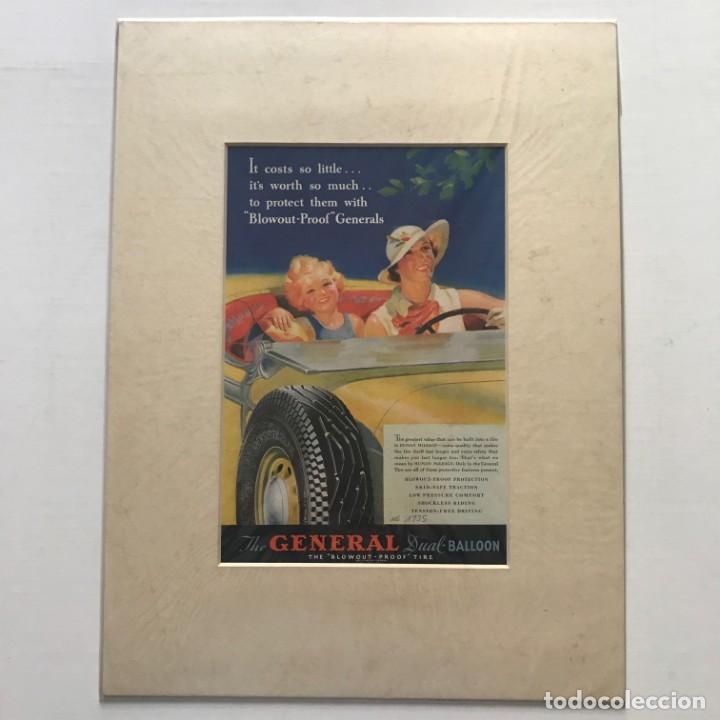 1935 Publicidad The General Dual passpartú biselado beige 29,9×29,9 cm