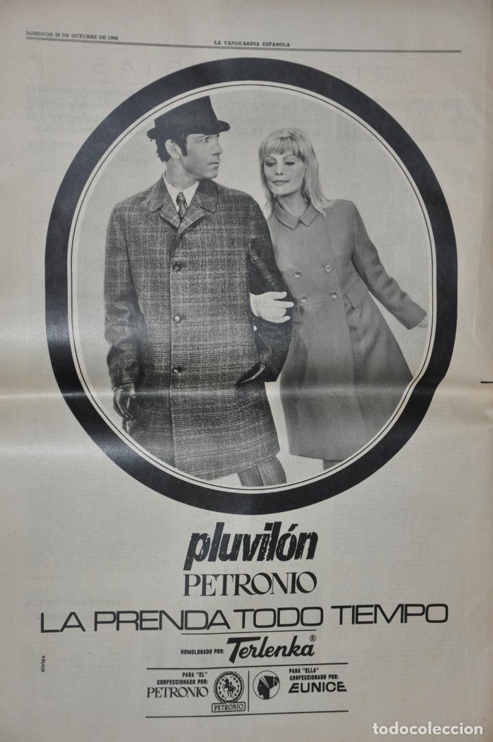 Carteles publicitarios: hoja la vanguardia 1968, terlenka - Foto 1