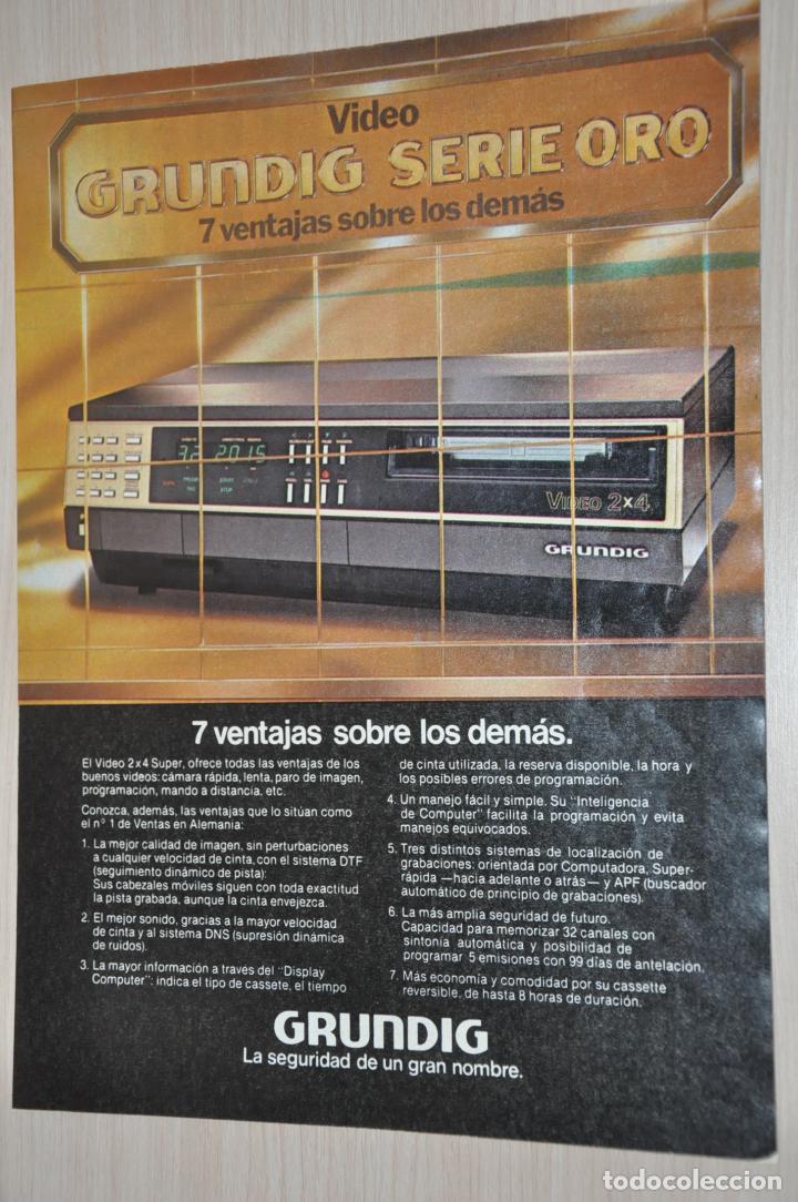 Carteles publicitarios: hoja publicidad grundig - Foto 1
