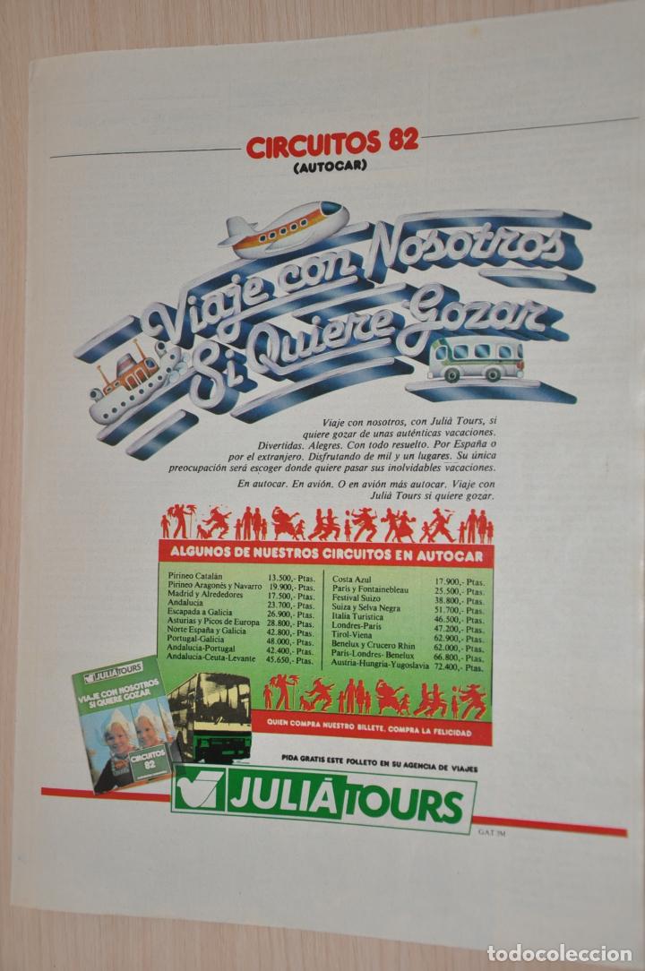 Carteles publicitarios: hoja publicidad julia tours - Foto 1