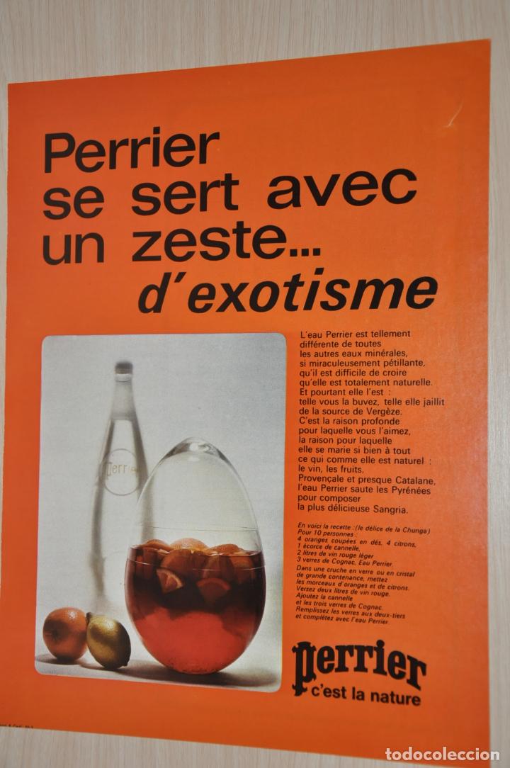 Carteles publicitarios: hoja publicidad perrier - Foto 1