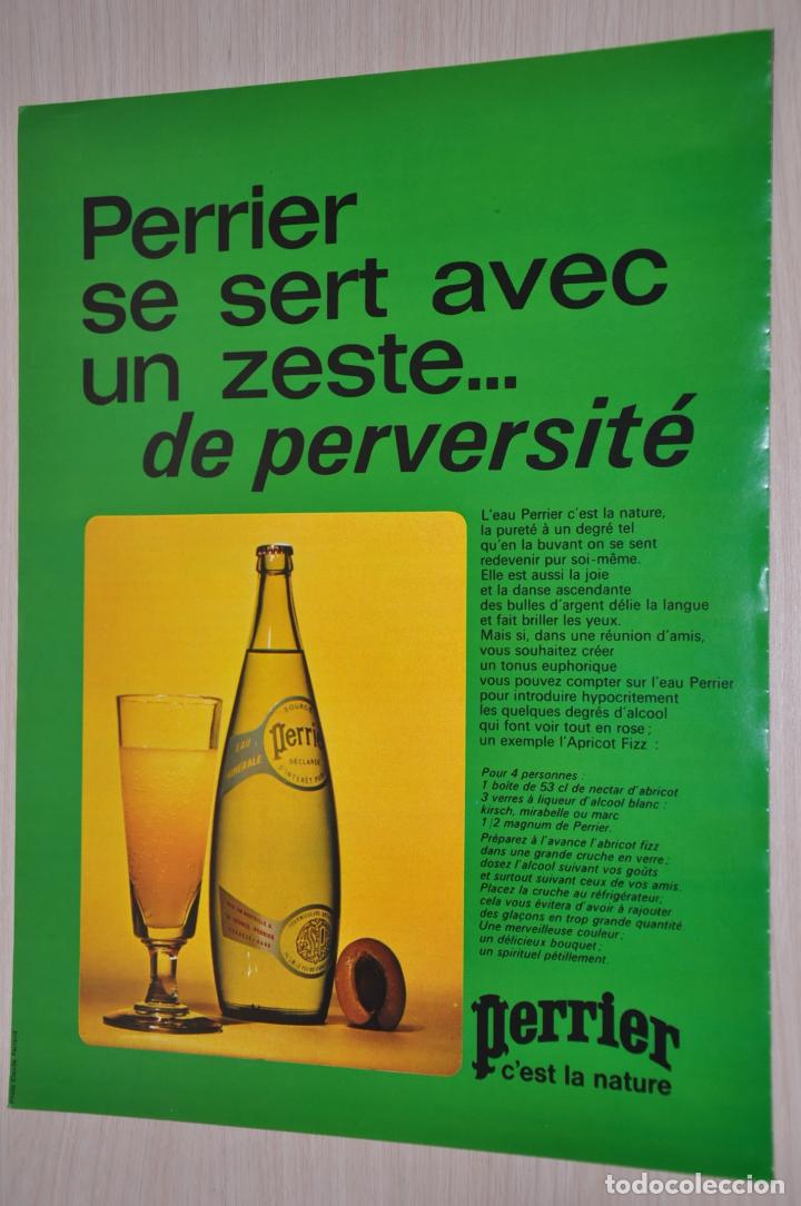 Carteles publicitarios: hoja publicidad perrier - Foto 1
