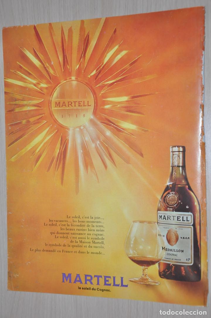 Carteles publicitarios: hoja publicidad cognac martell - Foto 1