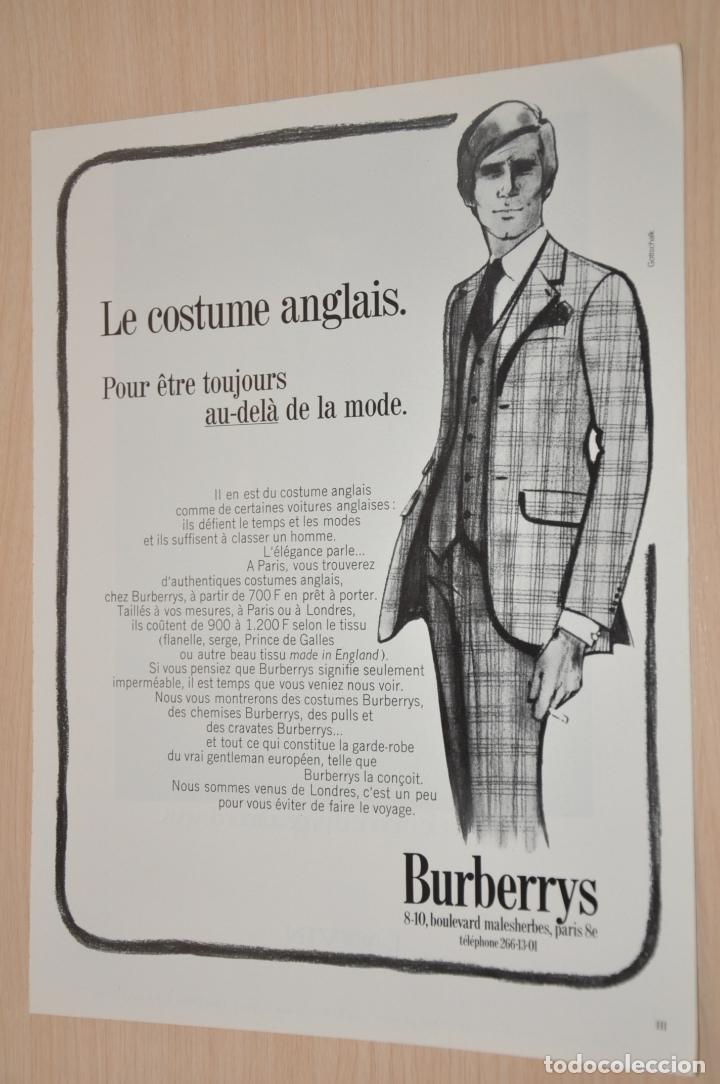 Carteles publicitarios: hoja publicidad burberrys - Foto 1
