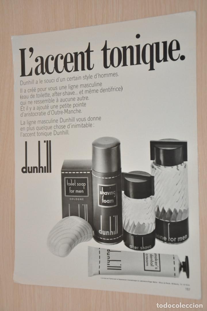 Carteles publicitarios: hoja publicidad dunhill - Foto 1