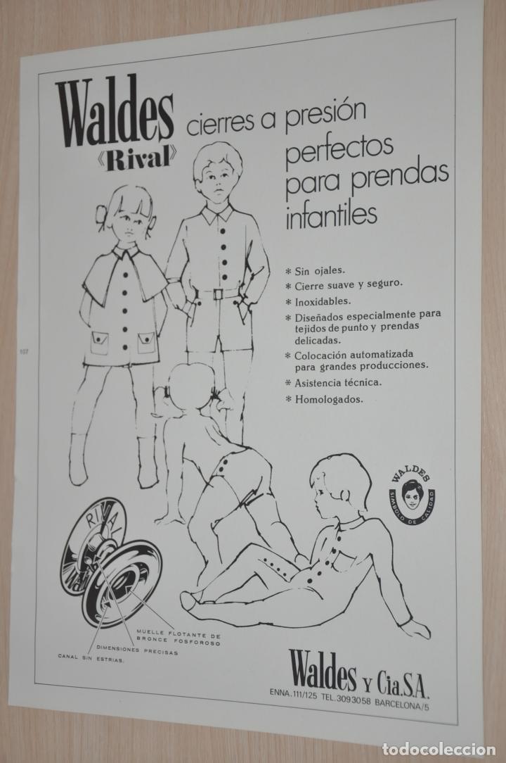 Carteles publicitarios: hoja publicidad waldes barcelona - Foto 1