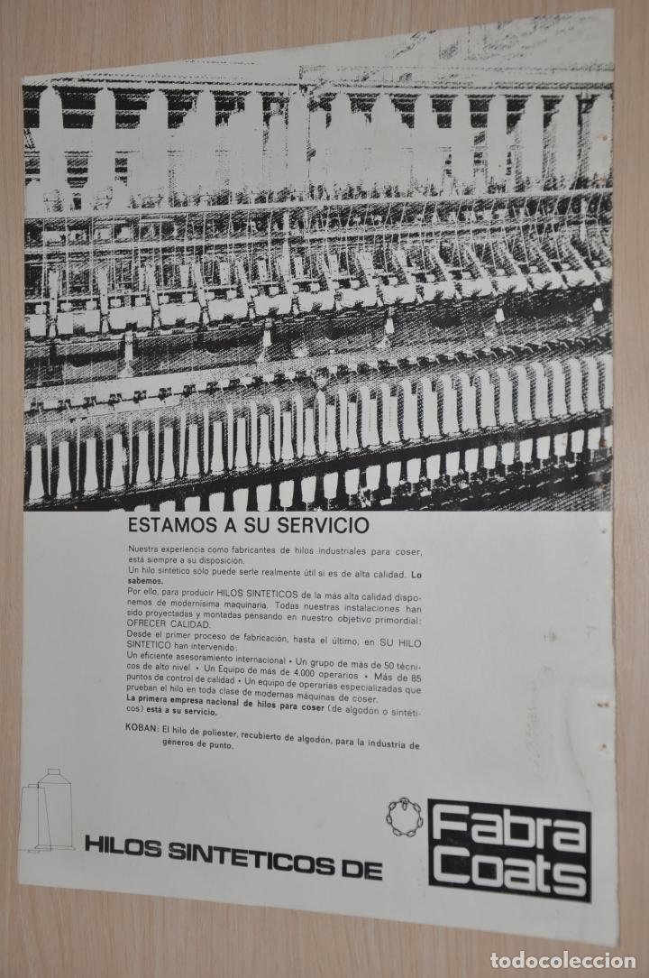 Carteles publicitarios: hoja publicidad fabra coats - Foto 1
