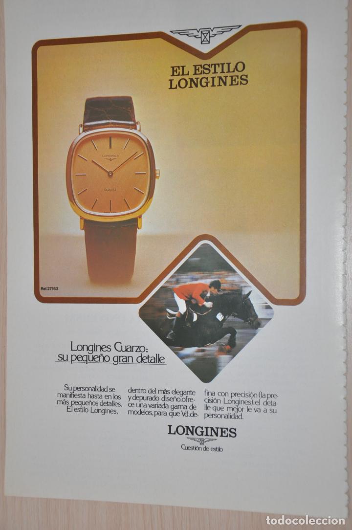 Carteles publicitarios: hoja publicidad relojes longines - Foto 1