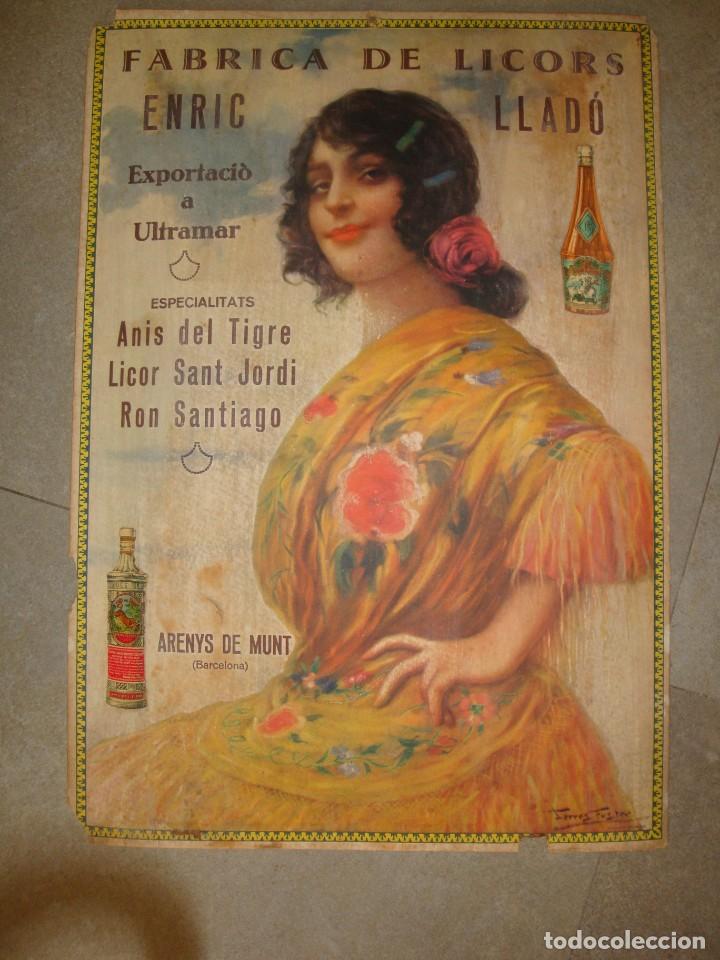 Carteles publicitarios: LICORES LLADO - Foto 1