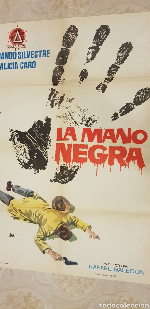 Carteles publicitarios: LA MANO NEGRA,CARTEL. - Foto 1
