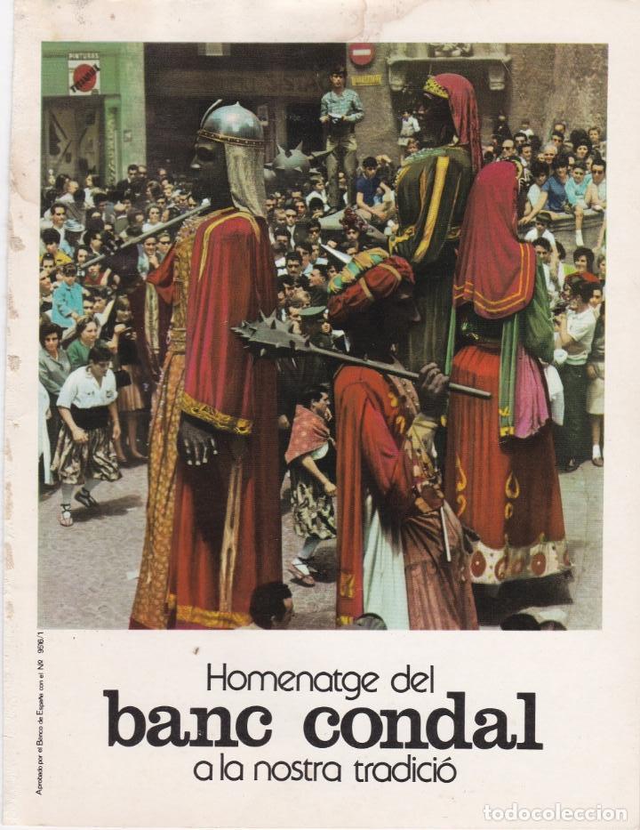 Carteles publicitarios: hoja publicidad banc condal - Foto 1
