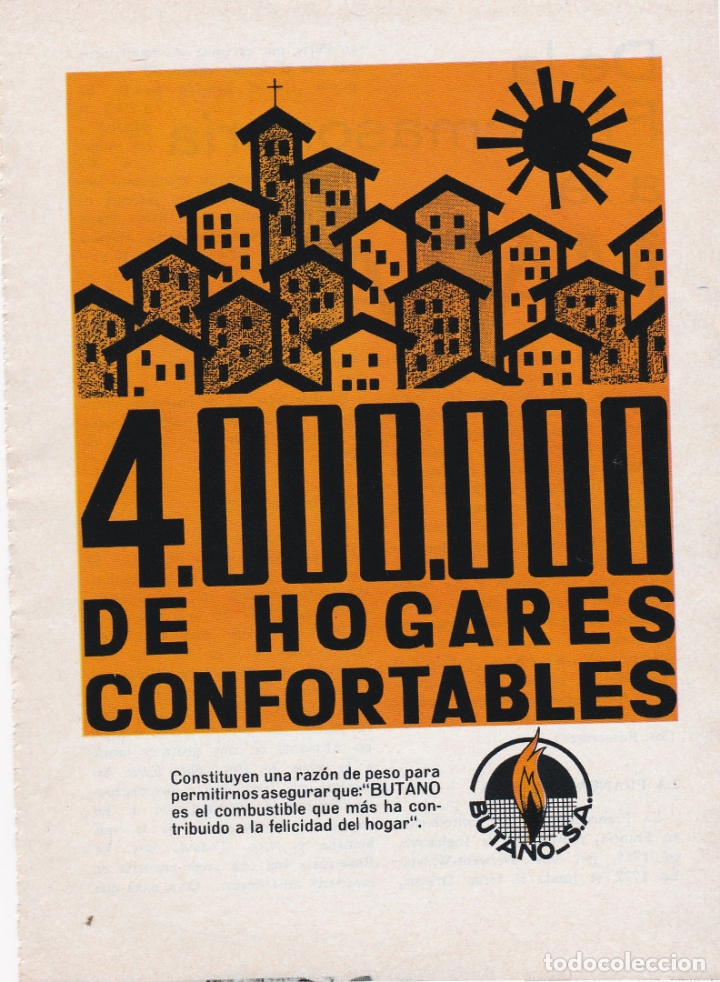 Carteles publicitarios: hoja publicidad butano - Foto 1