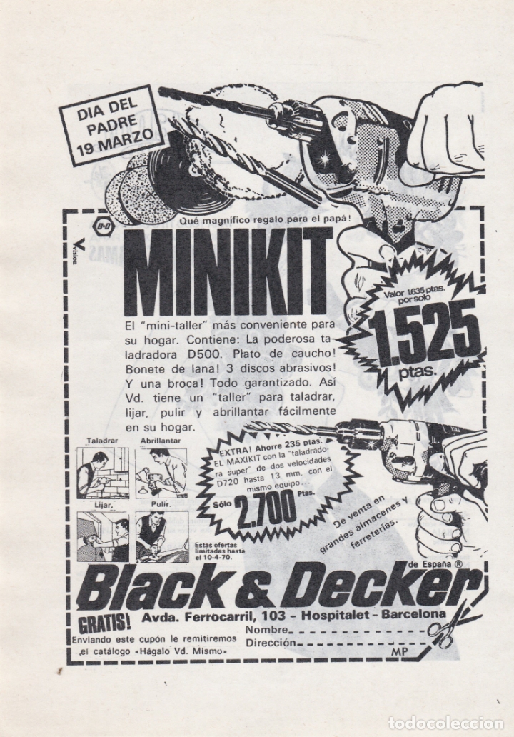 Carteles publicitarios: hoja publicidad black & decker - Foto 1