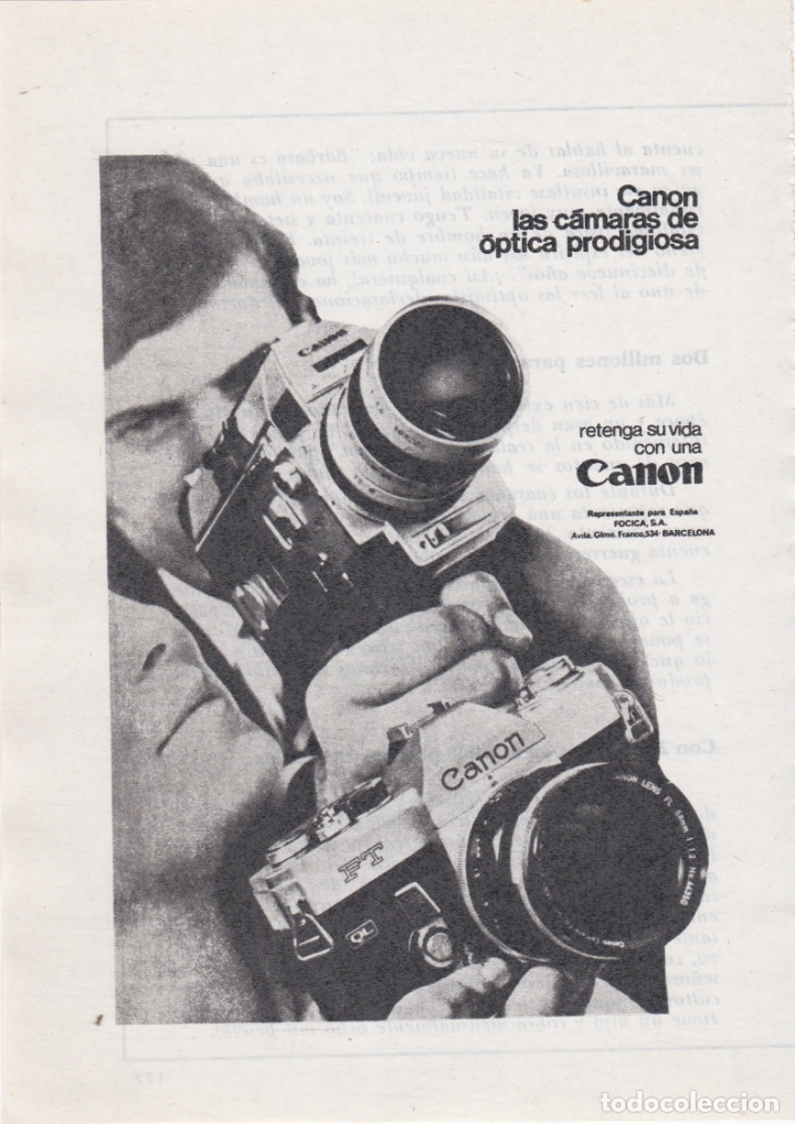 Carteles publicitarios: hoja publicidad canon - Foto 1