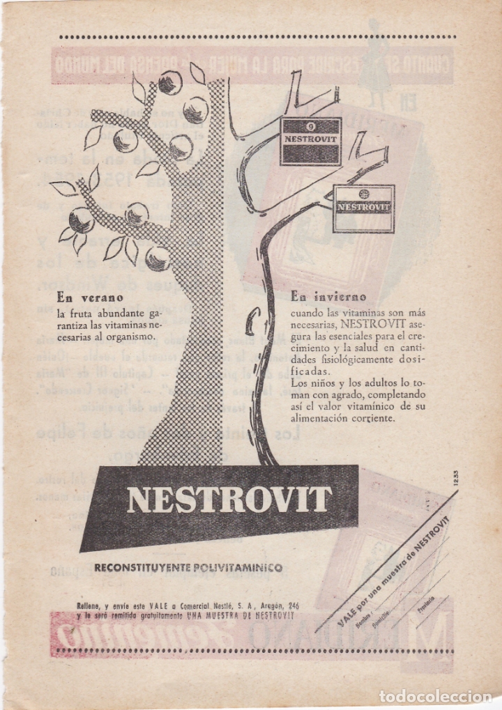 Carteles publicitarios: hoja publicidad nestrovit - Foto 1