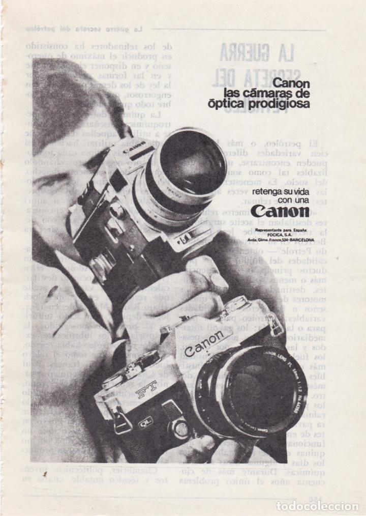 Carteles publicitarios: hoja publicidad canon - Foto 1