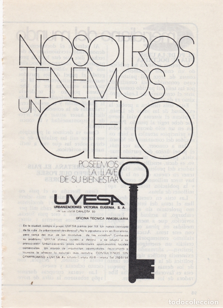 Carteles publicitarios: hoja publicidad uvesa - Foto 1