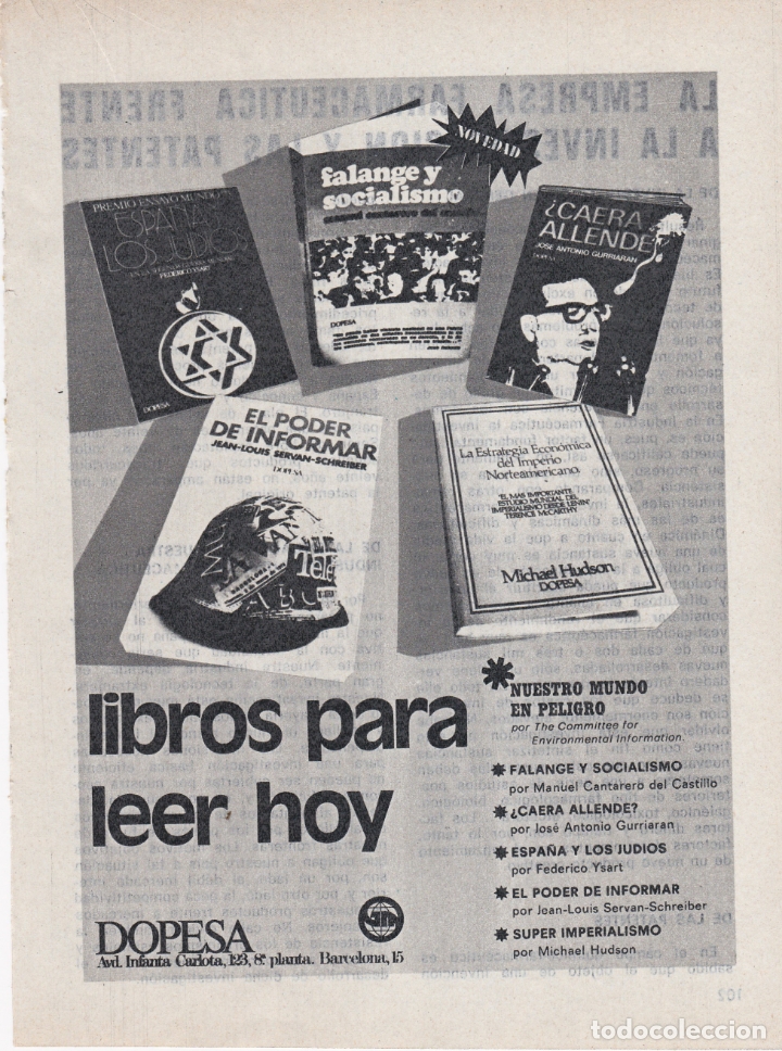 Carteles publicitarios: hoja publicidad dopesa - Foto 1