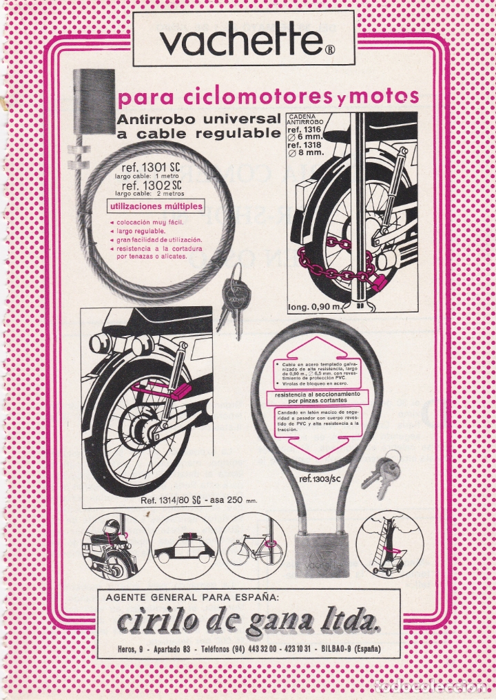 Carteles publicitarios: hoja publicidad vachette - Foto 1