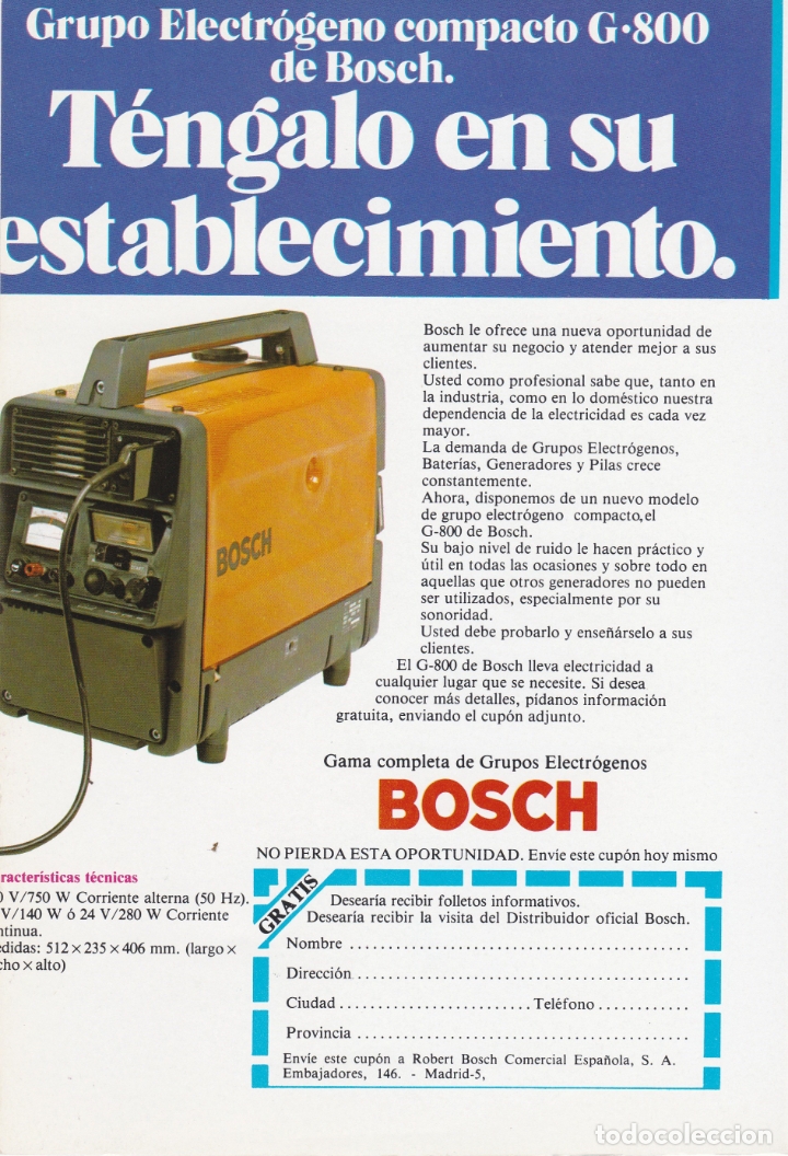 Carteles publicitarios: hoja publicidad bosch - Foto 1