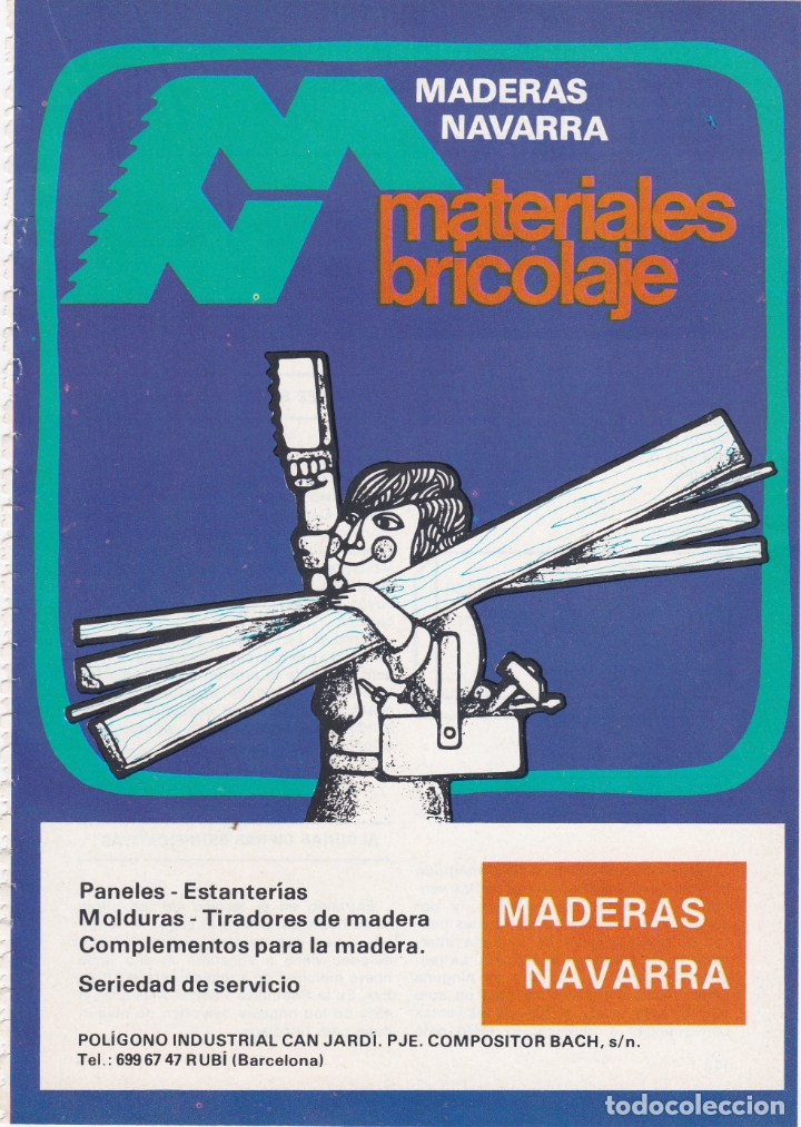 Carteles publicitarios: hoja publicidad maderas navarra, rubi - Foto 1