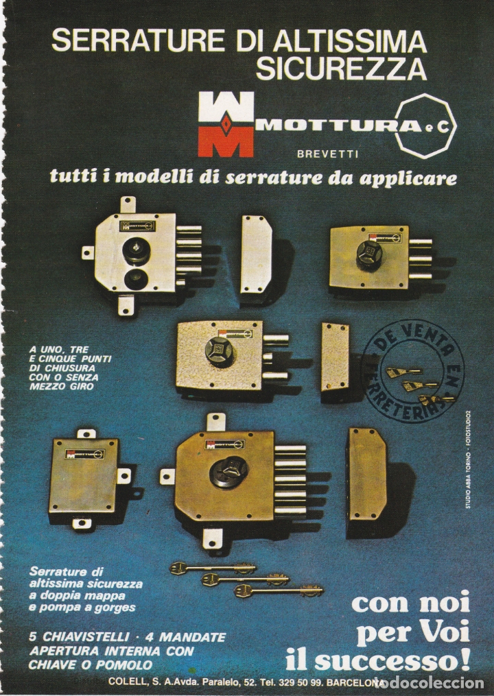 Carteles publicitarios: hoja publicidad mottura - Foto 1