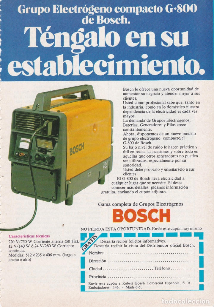 Carteles publicitarios: hoja publicidad bosch - Foto 1