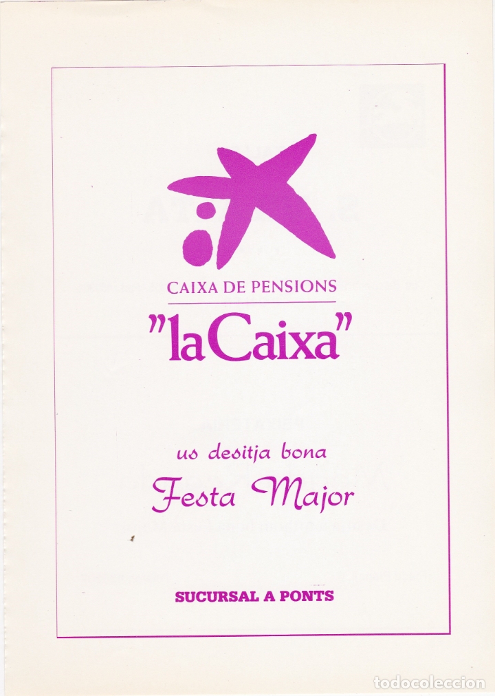 Carteles publicitarios: hoja publicidad la caixa - Foto 1