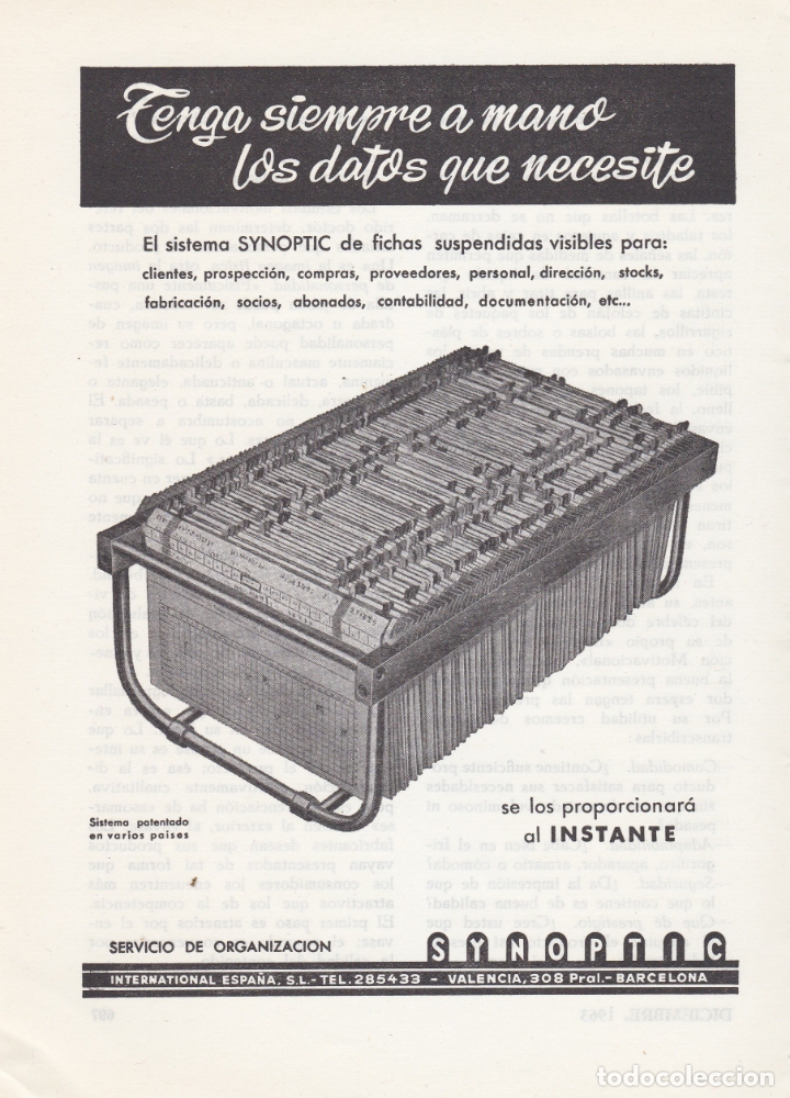 Carteles publicitarios: hoja publicidad synoptic - Foto 1