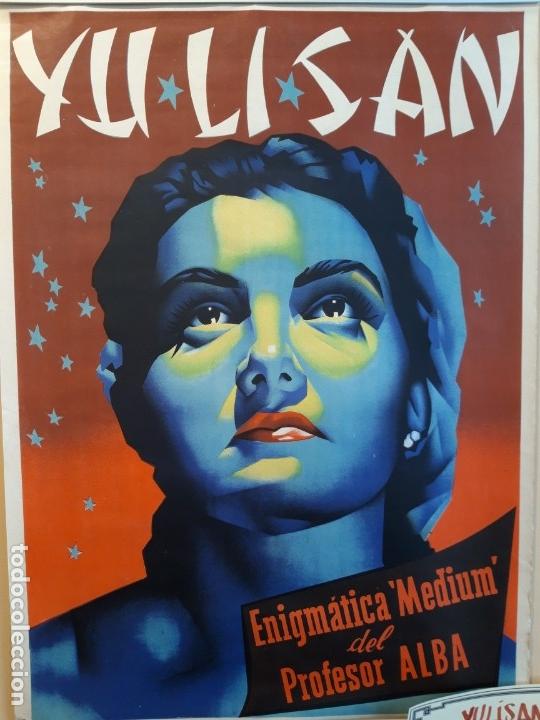 Carteles publicitarios: YULISAN , ENIGMATICA MEDIUM DEL PROFESOR ALBA - LITOGR&Aacute;FICO - Foto 1