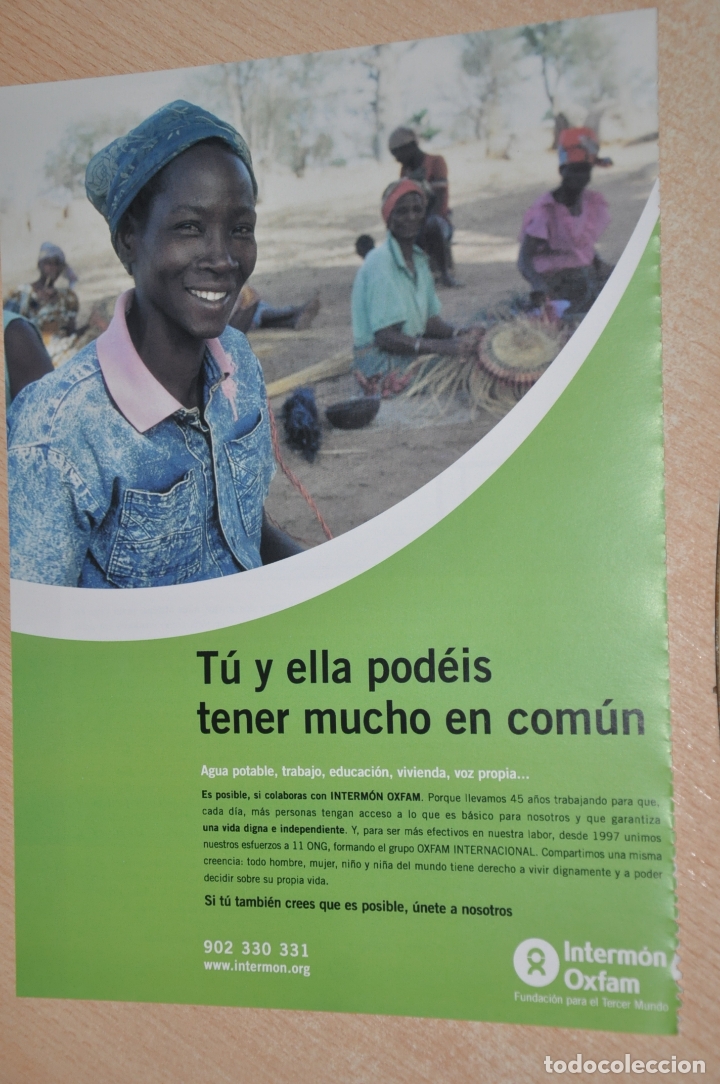 Carteles publicitarios: hoja publicidad intermon oxfam - Foto 1