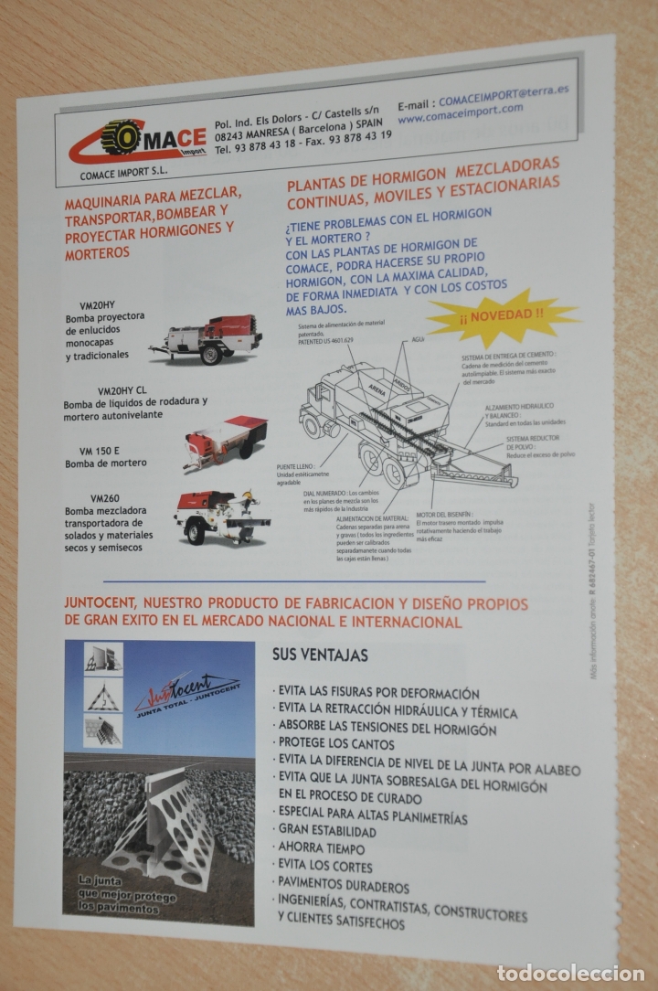 Carteles publicitarios: hoja publicidad comace - Foto 1