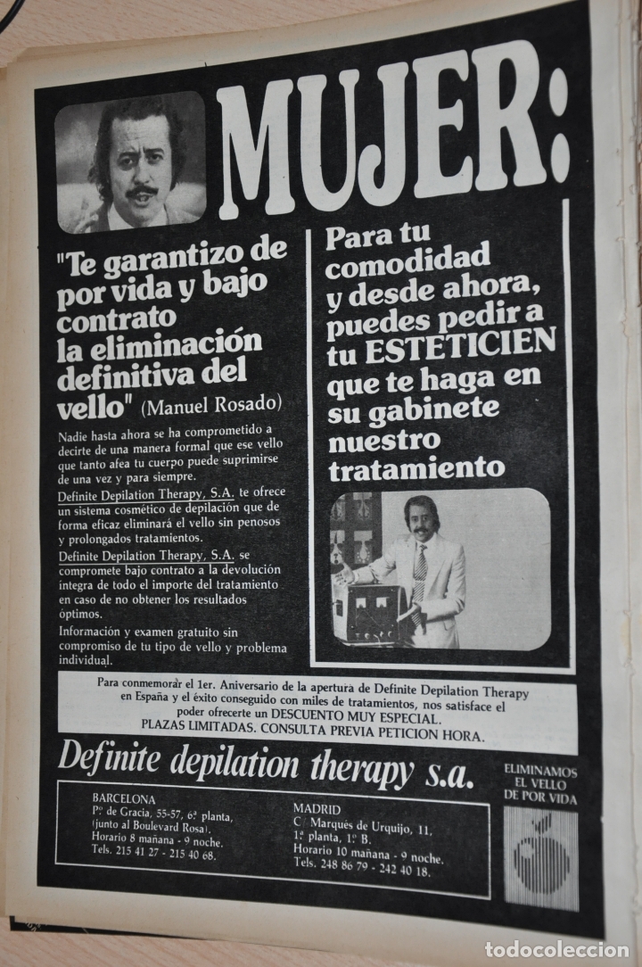 Carteles publicitarios: hoja publicidad definite depilation therapy - Foto 1