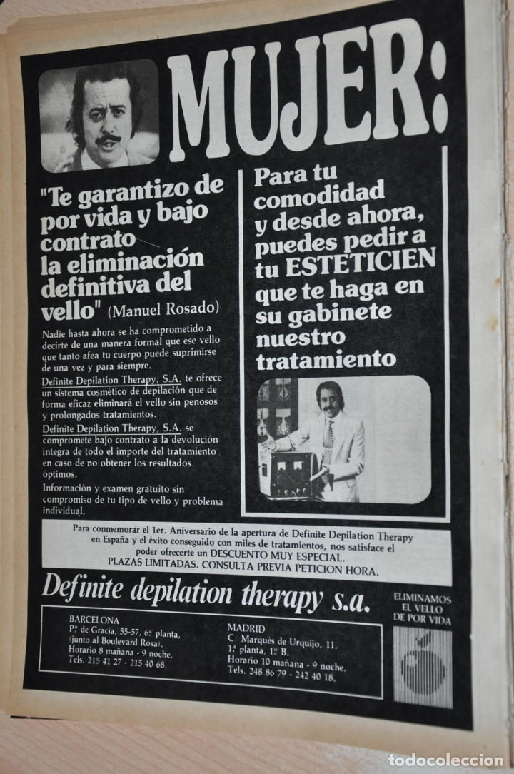 Carteles publicitarios: hoja publicidad definite depilation therapy - Foto 1